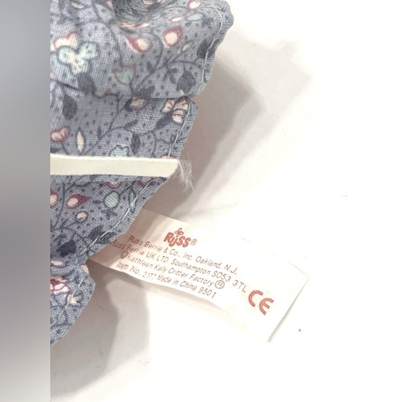 🐻 Primitive Country Bear Shelf Sitter 5” Kitchen Allspice Floral Farmhouse - Picture 5 of 6